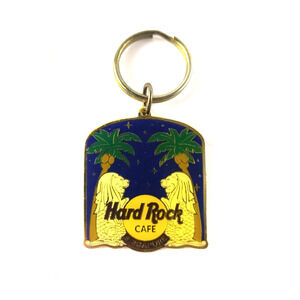 Hard Rock Cafe Singapore Metal Keychain